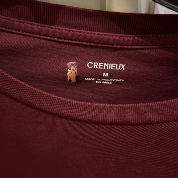 Daniel Cormier burgundy, long sleeve T-shirt embroidered lab men’s medium Soft! - Picture 3 of 4